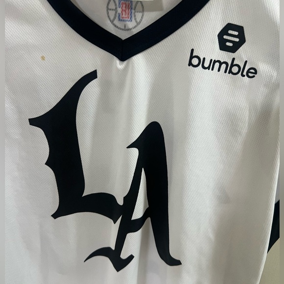 Los Angeles NBA Clippers white Jersey Promo #20 Bumble Men Size XL - Picture 2 of 6